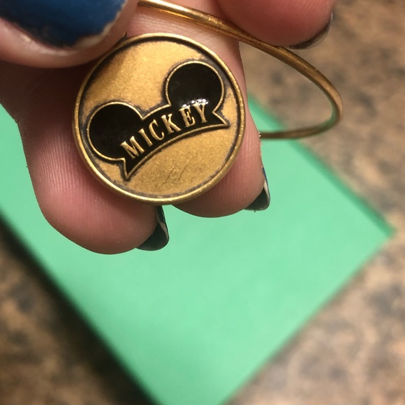 Gold Mickey Mouse Alex and Ani Bracelet - Picture 3 of 3